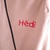 Név hímzése rövid szöveggel